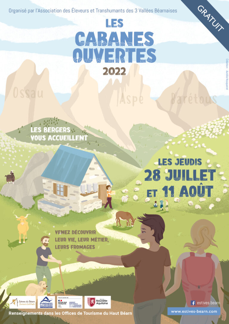 affiche des Cabanes Ouvertes